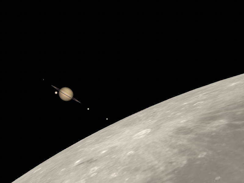 Occultazione di Saturno da Parte della Luna